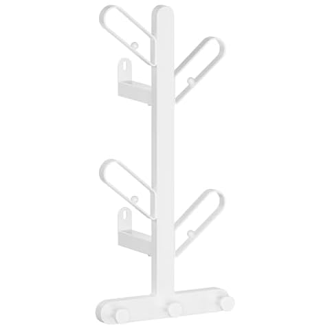 SONGMICS HOME Wall-Mounted Coat Rack with 7 Hooks Cover