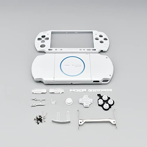 PSPとカセット８つ Psp 3000 3008 Shell Black Blue White Transparent Full