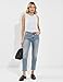 AURUZA Tank Tops for Women, Crewneck Loose Fit Basic Going Out Clothes Womens Fashion Casual Summer Sleeveless Shirts, L, White