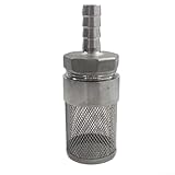Zuverlässiges Schlauchstutzensieb aus Edelstahl 304, Schlauch Barb Filter, Sieb Mesh Rohrpumpe Pumpenfilter, perfekt für die Aufrechterhaltung eines sauberen Wasserflusses in Pumpen (12 mm)