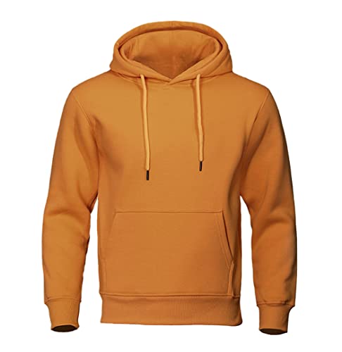 Sweat à capuche chaud en polaire pour homme kaki taille M