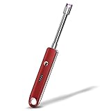 Encendedores para Velas, Eletorot Mechero Cocina Mecheros Electrico USB Recargable, Encendedor de Arco a Prueba de Viento para Velas o Cocina de Gas, Estufa Portátil