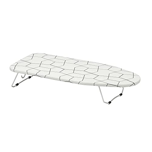 I-K-E-A JALL Portable Table Top Ironing Board with Folding Legs, Extra Wide Countertop Stable & Durable for Sewing, Craft Room, Household, Dorm White