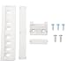 Tabanzhe 1Pack Integrated Fridge Freezer Door Slider Kit,Universal Fridge Door Sliding Bracket Fixing Kit,Mounting Installation with Bracket and Clip,Replacement Repair Part for Built In Refrigerator