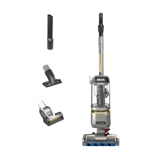 Shark | Upright Vacuum Cleaner for Home | Rotator Lift-Away | No Hair Wrap | HEPA Filter | Lightweight Bagless Vacuum for Pet Hair | LED Headlights For Carpets & Hardwood Floors | Silver | LA502 by Shark - Used condition - US$225.46