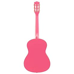 Mad About MA-CG09 Guitare Classique avec Étui de Transport, Sangle, Médiator et Cordes de Rechange, de Taille 1/2, Rose - Les Beatles, Paul McCartney, John Lennon, RIngo Starr, George Harrison Mad About MA-CG09 Guitare Classique avec Étui de Transport, Sangle, Médiator et Cordes de Rechange, de Taille 1/2, Rose – Image 5