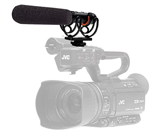 Microphone supercardioïde pour JVC GY-HM250 idéal pour reportage extérieur