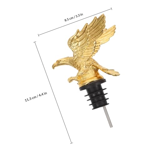 Vertedor de vino elegante con forma de águila dorada reutizable SHINEOFI 3