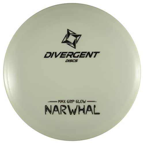 Divergent Discs | Narwhal | Disc Golf Putter | Max Grip Glow