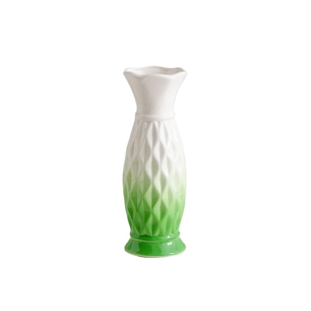 Dining Table Decor Simplicity Ceramic Hydroponic Vase Living Room Table Ornaments Office Flower Arrangement Vessel Kitchen Decor(D)