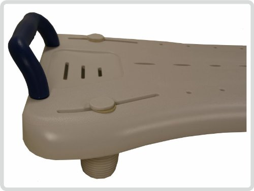 Badewannenbrett 70cm lang Wannensitz Sitzbrett mit Seifenablage und ergonomischem Griff *Top-Qualität zum Top-Preis*