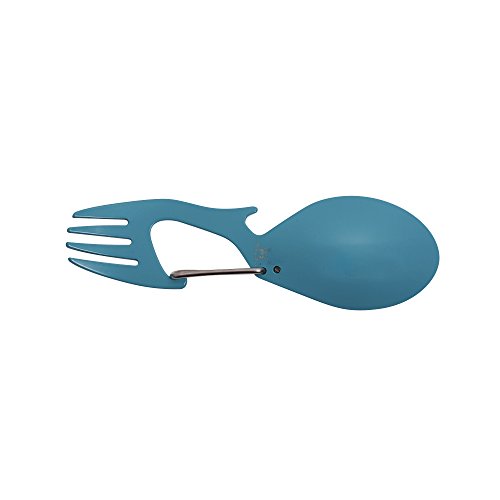 Kershaw’s Teal Ration (1140Teal); Multi-Tool With Fork, Spoon And Bottle Opener; Carabiner Gate Clips For Secure Carry; 3Cr13 Stainless Steel With Scratch Resistant Food-Safe Coating; 1.3 Oz. #TOP1