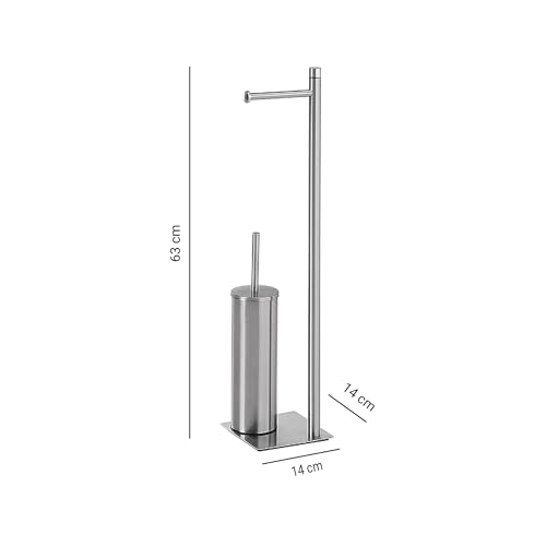 Brosse WC et porte rouleau GEDY Séoul, pour éviter de percer le mur