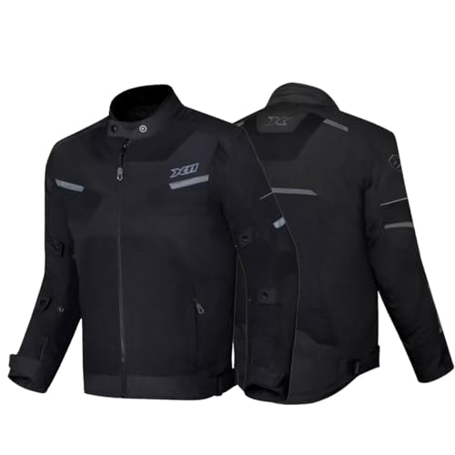 Jaqueta Impermeavel Moto Motociclita X11 Breeze (BR, Alfa, M, Regular, Regular, PRETO/MASCULINO)