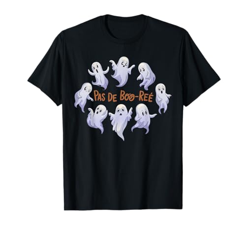 Pas de BOO-rée Ghost Ballet Dancer Halloween Spooky Dance T-Shirt