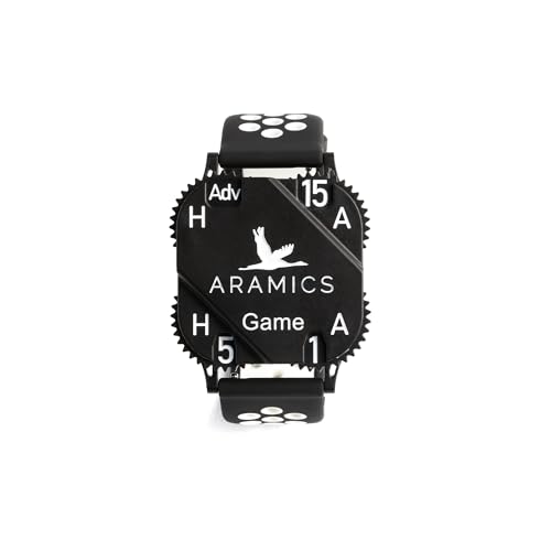 Aramics Marcador de Puntos Padel y Tenis (Negro)