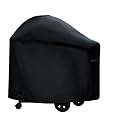 Grill Cover for Napoleon PRO22 Charcoal Kettle Grill with Folding Cart, for Weber 22" Performer Deluxe Charcoal Grill, 600D Heavy Duty Waterproof UV Resistant Rip-Proof Cover