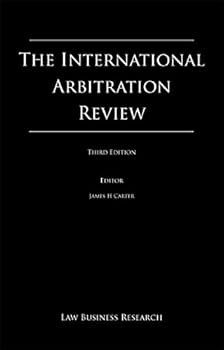 Hardcover The International Arbitration Review Fourth Edition Book