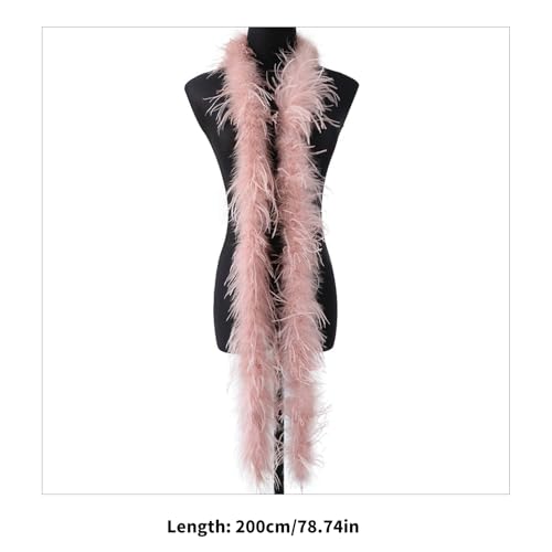 Bufanda de avestruces para vestidos de baile y disfraz de diseño 3