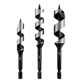 iHelp 六角軸 木材用ドリル 3本セット アソート IH-751 充電式インパクト φ12 φ15 φ18