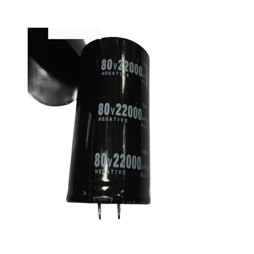 Condensateur électrolytique 80V 22000uF haute capacité 40x80mm pour filtrage audio