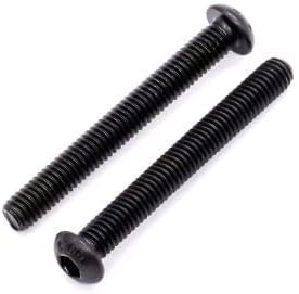 Glvaner M10-1.5 x 30mm Alloy Steel Button Head Socket Cap Screws Bolts, Black Oxide Finish, 10.9 Grade Alloy Steel, Full Thread Coverage, ISO7380, Allen Hex Drive, 8 PCS