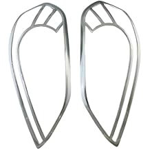 2Pcs Car Head Lamp Cover Chrome Silver,Compatible With Toyota Mark II GX110 GX 2001-2004 Exterior Components Decorate