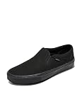 Vans – Vans Unisex Asher Sneaker, Canvas Black Black, 47 EU