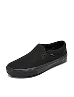 Vans – Vans Unisex Asher Sneaker, Canvas Black Black, 47 EU