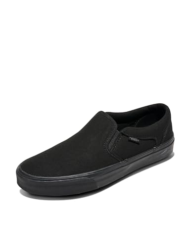 Vans Asher, Sneaker, Uomo, Canvas Black/Black, 42 EU