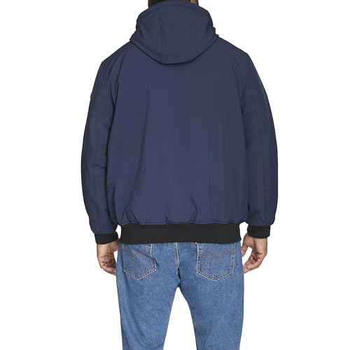 DOCKERS Mens Softshell Sherpa Lined Bomber Jacket (Standard and Big & Tall)4