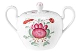 tettau porzellanmanufaktur  Königlich Tettau Porzellan Amina Ostfriesenrose Zuckerdose 0,23 l