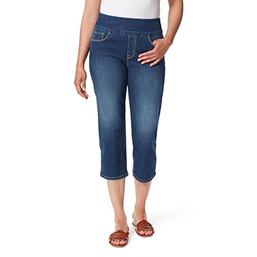 Gloria Vanderbilt Women's Amanda Pull On Capri, Bethel, 12 Regular by Gloria Vanderbilt - Used condition - US$26.34