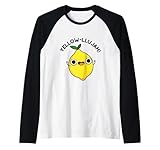Divertido juego de palabras de limón con alubias amarillas Camiseta Manga Raglan