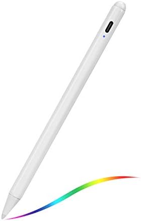 Stylus Pen for Apple iPad 2nd Generation Pencil Compatible with iPad Pro 12.9"/11",iPad 10/9/8 Gen,iPad Air 5th/4th Gen,iPad Mini 6,Digital Fine Point Palm Rejection Precise Writing Drawing Pencil