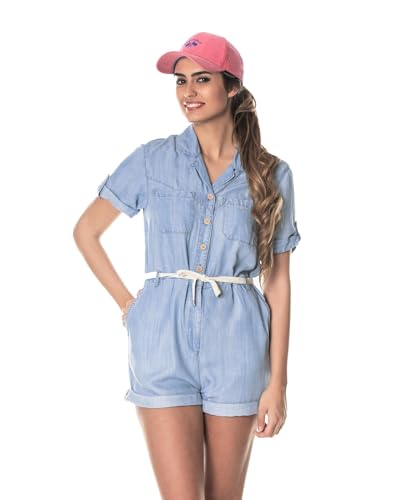 SPAGNOLO MONO CORTO BOLSILLOS 2621 AZUL CLARO