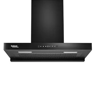 Hindware Smart Appliances Regina 75 cm, 1300 m /hr* Stylish Filterless Auto-Clean Wall Mounted Chimney for Kitchen with Motion Sensors, Metallic Blower and LED Lamps (Black)
