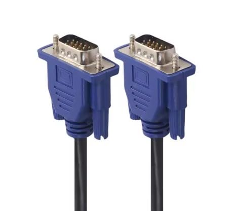Cabo VGA 1,5 Metros Conexão de Qualidade para TV, Projetor e Notebook