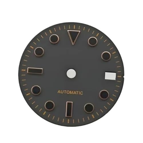 ZHGUIMING 28.5mm NH34 �E�H�b�`�_�C���� �S�[���h/�u���[/���[�Y�u���b�N�l�C�� �T�u�\�� ����Ȃ��E�H�b�`�t�F�C�X NH34/NH35���[�u�����g�p�E�H�b�`�A�N�Z�T���[(Rose scale)