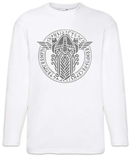 T-Shirt à Manches Longues Odhin and Ravens Runes parfait pour vos sorties urbaines décontractées