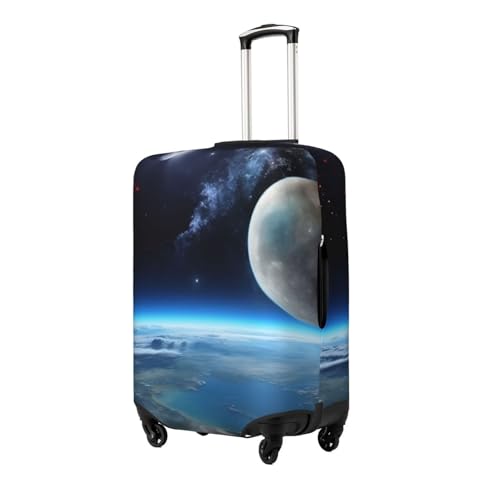 Space Planet Print Luggage Suitcase Covers Elastic Washable Luggage Protector Luggage Covers For Suitcase2