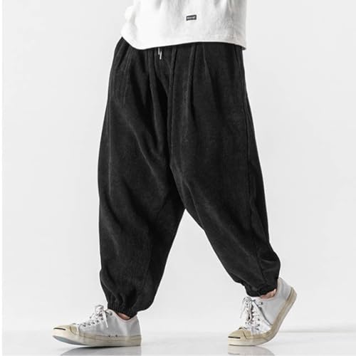 Pantalones deportivos monocromáticos con bolsillos amplios 3