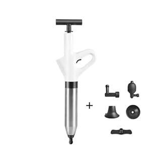 Toiletplunjer, toiletklompenverwijderaar, gereedschap voor het verwijderen van afvoerverstoppingen, hogedrukblasterbarometer, met Dra Realtime afvoer