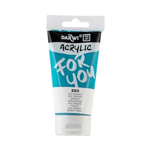 Darwi For You DF5150075280C Acrylique 75ml Opaque Bleu turquoise