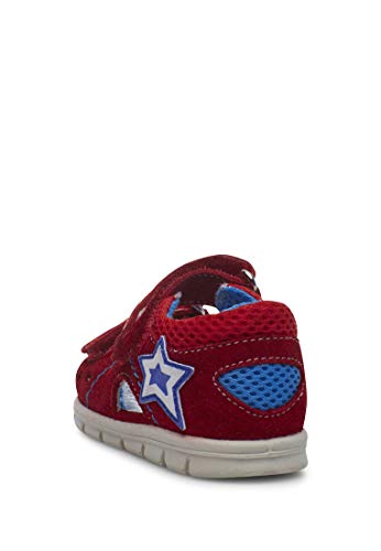 Falcotto SNORKEL-Sandalo in pelle e rete Rosso 20