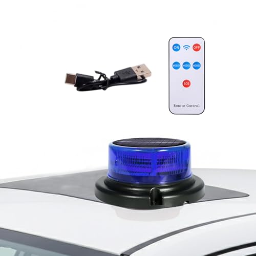 Lámpara de seguridad LED intermitente solar con óptica estroboscópica de alta densidad