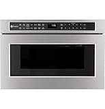 GE Profile PWL1126SWSS 1.2 Cu Ft Microwave Drawer, 1000W, Sensor Cooking, Easy-Glide Drawer, Touch Controls, Stainless Steel