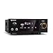 AUNA AMP-2 DG -aAmplificateur HiFi stéréo, 2 x 50 W RMS, Bluetooth, 2 x entrée numérique: Optique et coaxiale, entrée USB, AUX et DVD, Graves, aigus, Balance, et écho réglables, écran LED - Noir