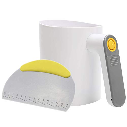 Flour Sifter, Lpusbcare, Quiet Electric Sifter for Baking, Removable Stainless-Steel Screen Powdered Sugar Sifter, Fast Break Up Clumps, 32oz Washable Bowl, Easy to Clean Flour Sifter