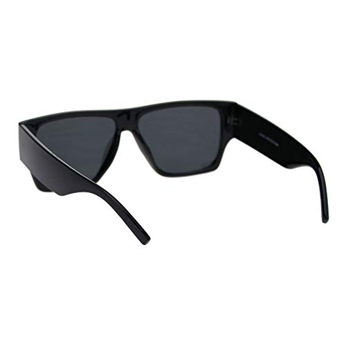 Mens Square Frame Sunglasses Thick Temples Stylish Modern Shades UV 4003